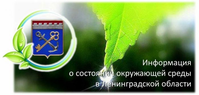 Информация о состоянии окружающей среды в Ленинградской области